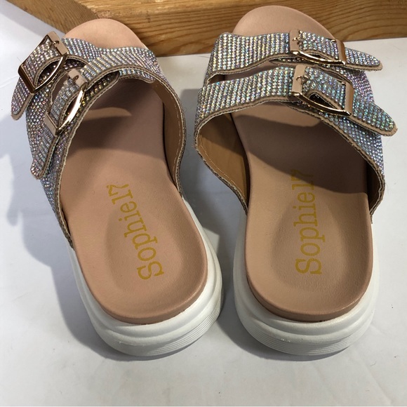 Sophie 17 Girl’s Bling Sliders Sandals - Picture 6 of 8